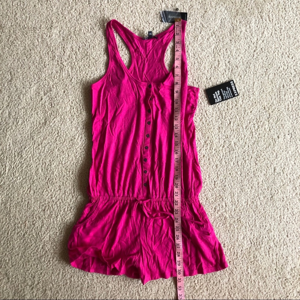 New Express Pink Romper - Picture 5 of 6